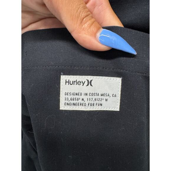 Hurley Black Modernist Jumpsuit Size Minimalist Utility Overalls Surf Skate - Picture 11 of 12